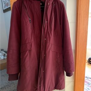 1 Madison Burgundy Expedition Parka large